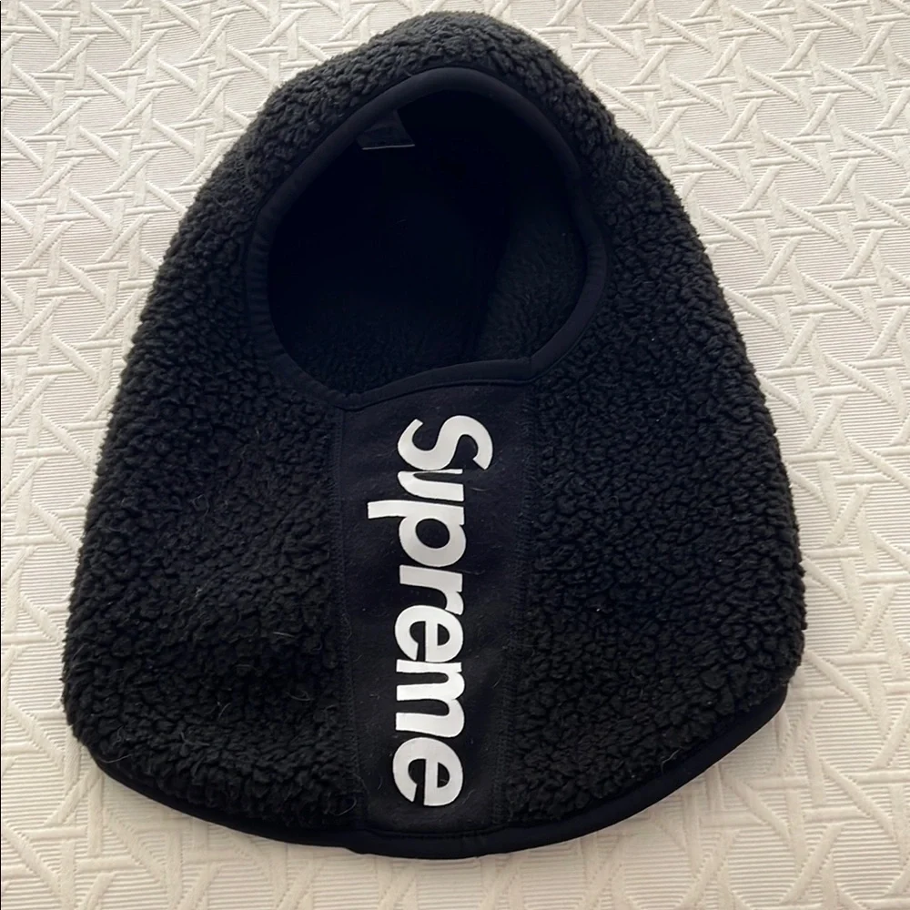Supreme Black Face Mask